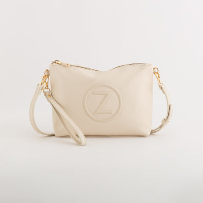 Damentasche/Schultertasche - Hibiscus Creme