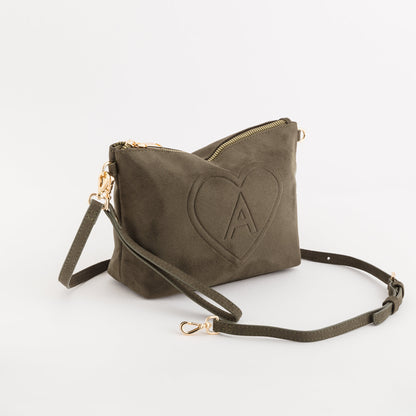 Necessaire/Tracollina Donna - Oceania suede Bosco