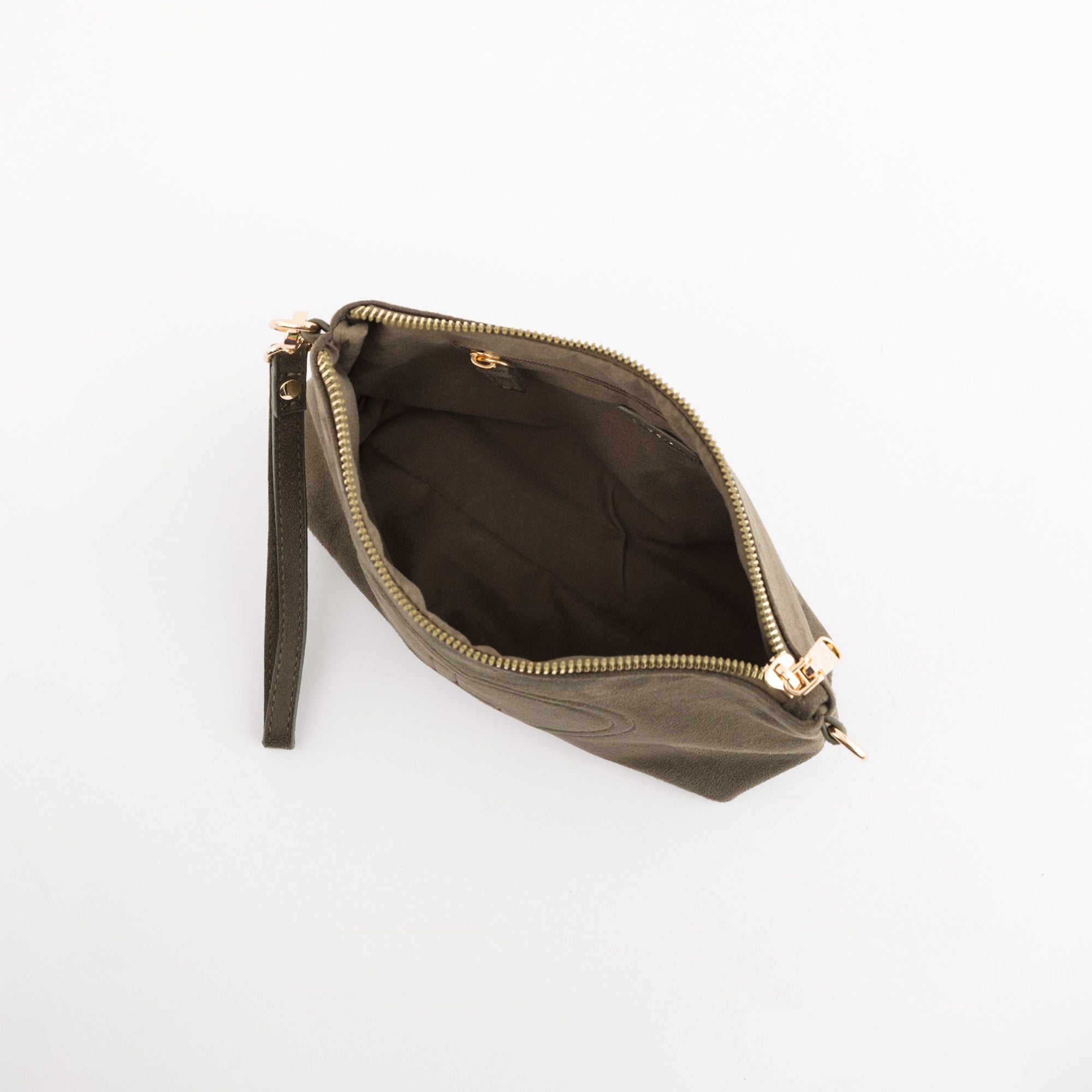 Necessaire/Tracollina Donna - Oceania suede Bosco