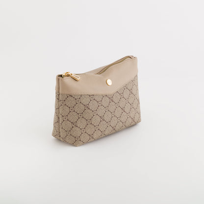 Trousse de toilette pour femme - Portefeuille Diana Taupe/Taupe clair