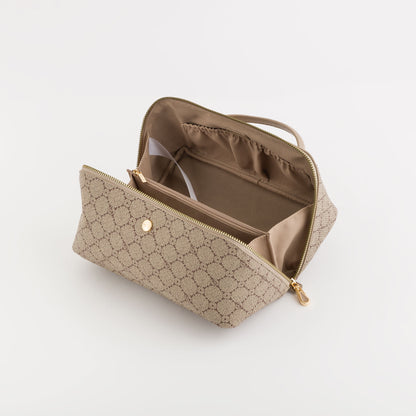 Trousse de toilette pour femme - Portefeuille Diana Taupe/Taupe clair