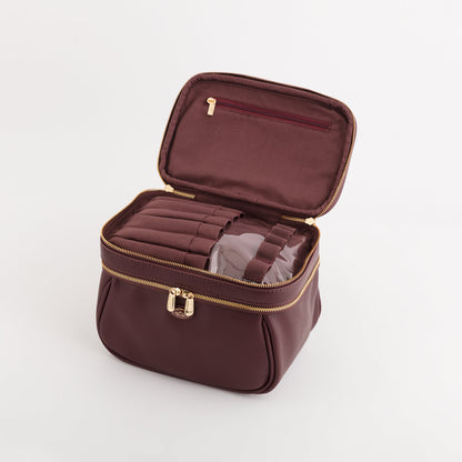 Women's toiletry bag - Leonia accessories Prune