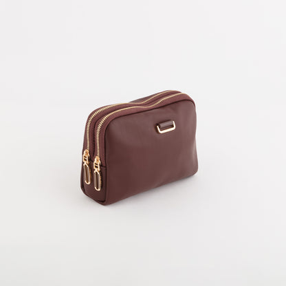 Women's Toiletry Bag - Zurich wallet Prune