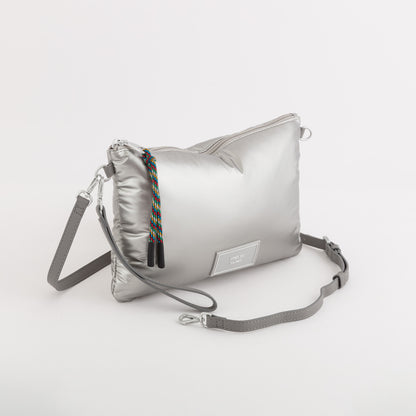 Necessaire/Tracollina Donna - Cristallo Argento