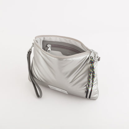 Necessaire/Tracollina Donna - Cristallo Argento