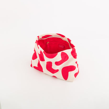 Kosmetiktasche für Damen - Margherita Beauty Roter mehrfarbiger Lippenstift