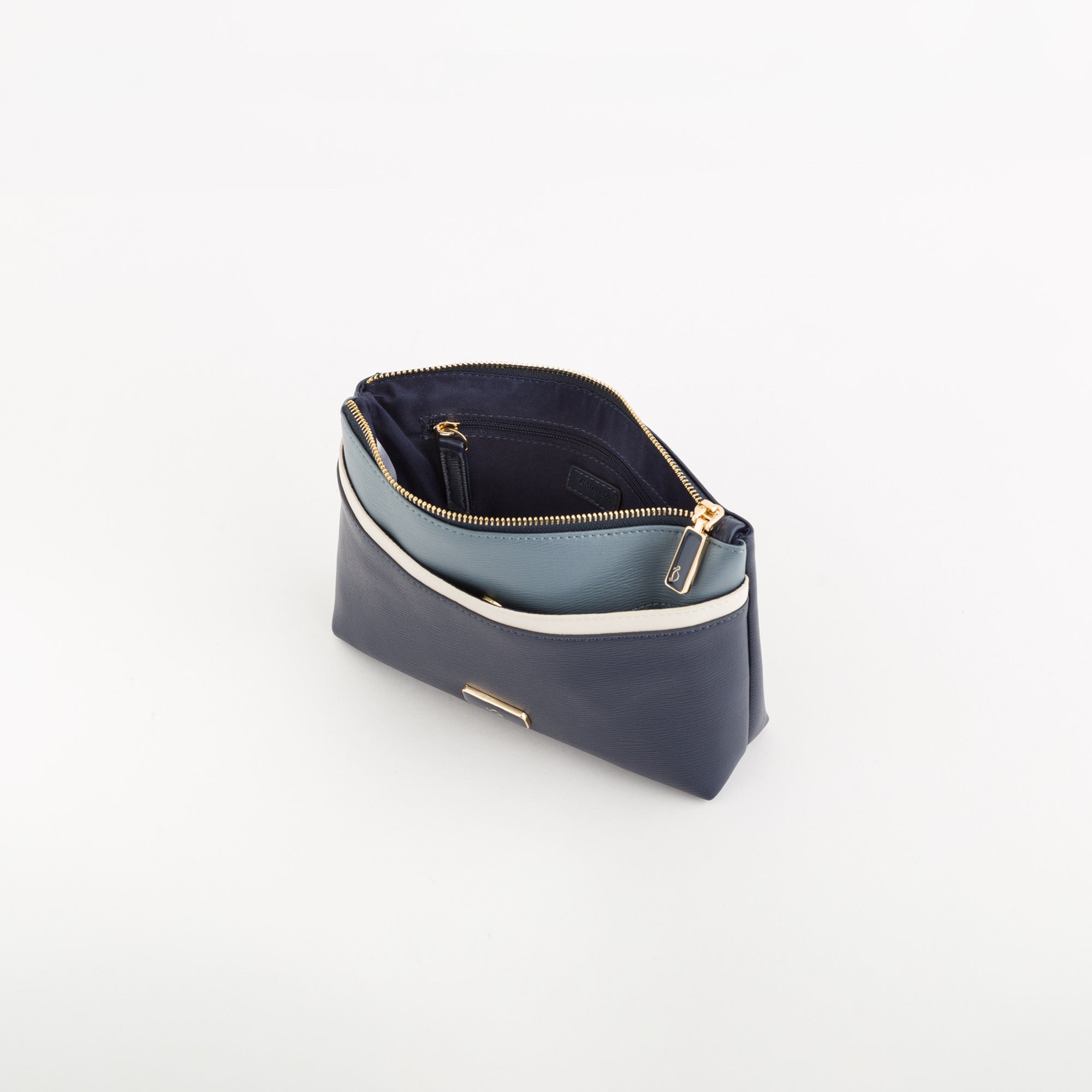 Kosmetiktasche für Damen - Fresia wallet v2 Blu Navy/Multicolore