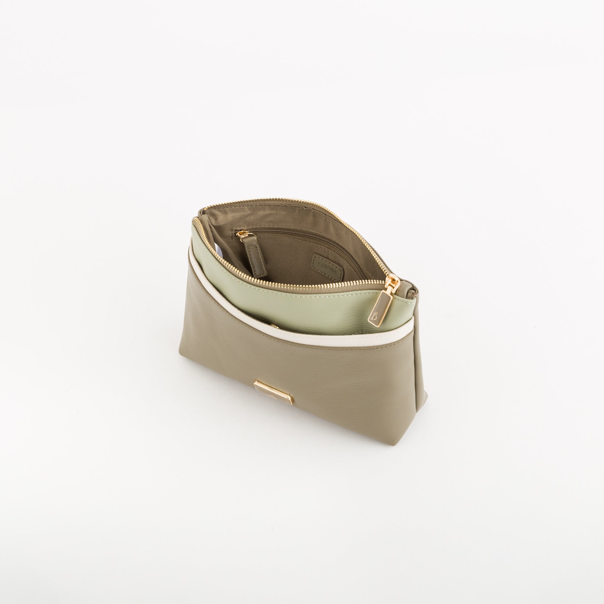 Kosmetiktasche für Damen - Fresia wallet v2 Verde Lichene/Multi