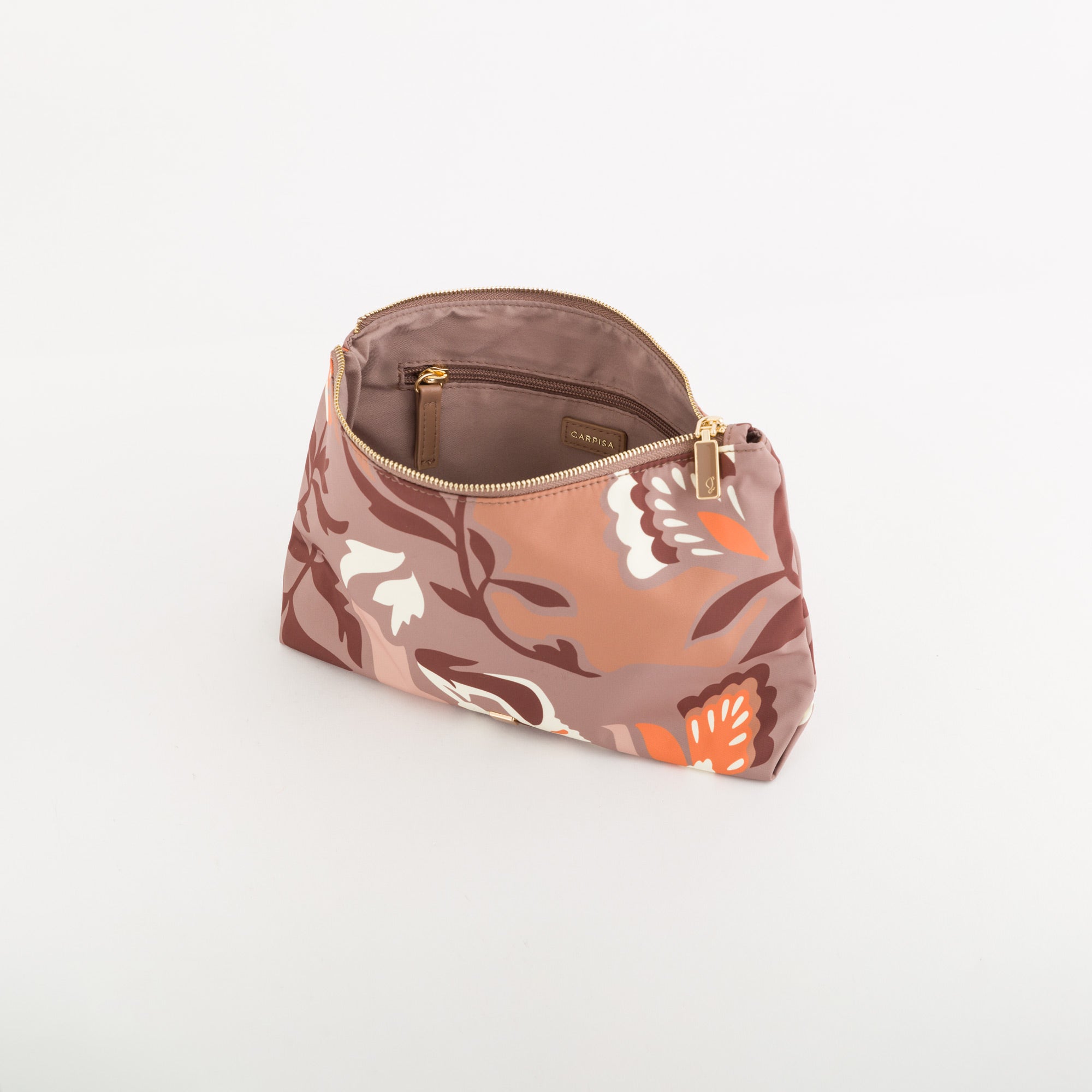 Women's toiletry bag - Bouquet beauty Taupe/Multicolour
