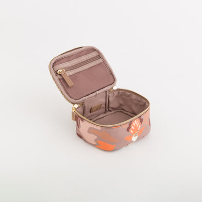 Women's toiletry bag - Bouquet beauty Taupe/Multicolour