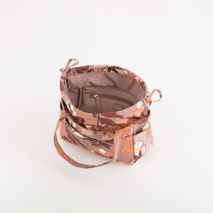 Sac de transfert - Bouquet beauty Taupe/Multicolore