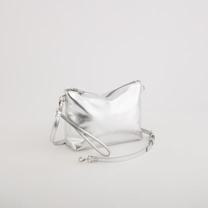 Damentasche/Schultertasche - Barbara v3 Silber