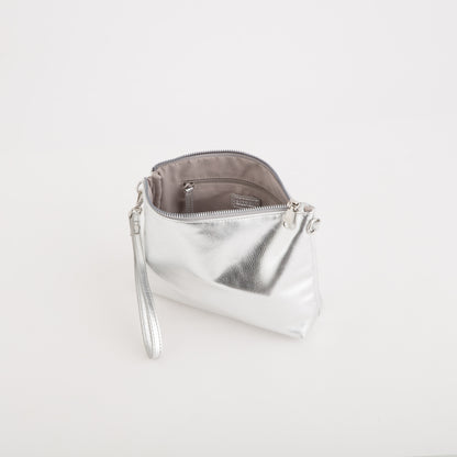Damentasche/Schultertasche - Barbara v3 Silber