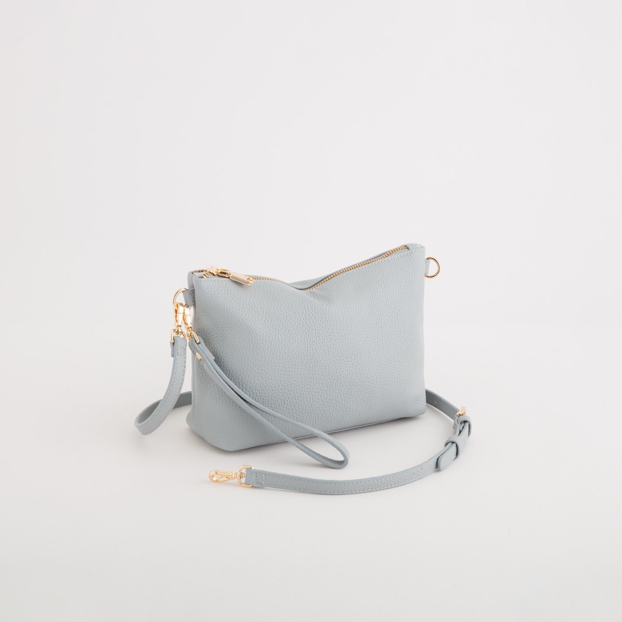 Damentasche/Schultertasche - Barbara v4 Azurblau Staub