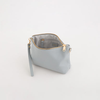 Damentasche/Schultertasche - Barbara v4 Azurblau Staub