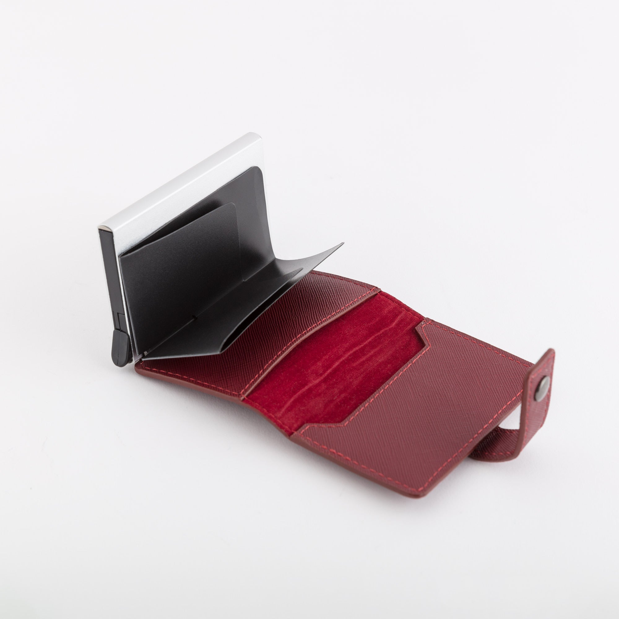 Men's Credit Card Holder - New 6754 Burgundy