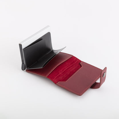 Men's Credit Card Holder - New 6754 Burgundy