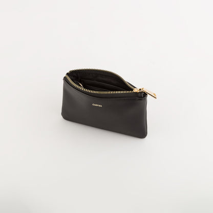 Women's Coin Purse with Keychain - Loto v2 wallet Black