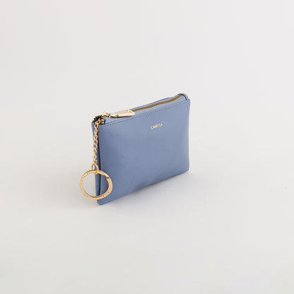 Women's Coin Purse with Keychain - Loto v2 wallet Slate
