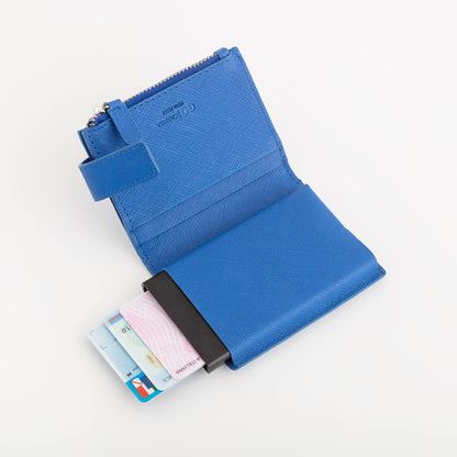 Portacarte Di Credito Uomo - Ilasy go Blu Elettrico