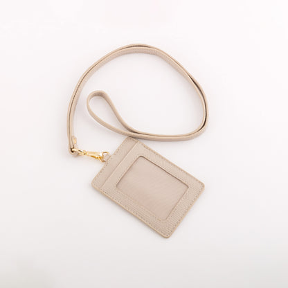 Badge holder - Begonia winter Sand