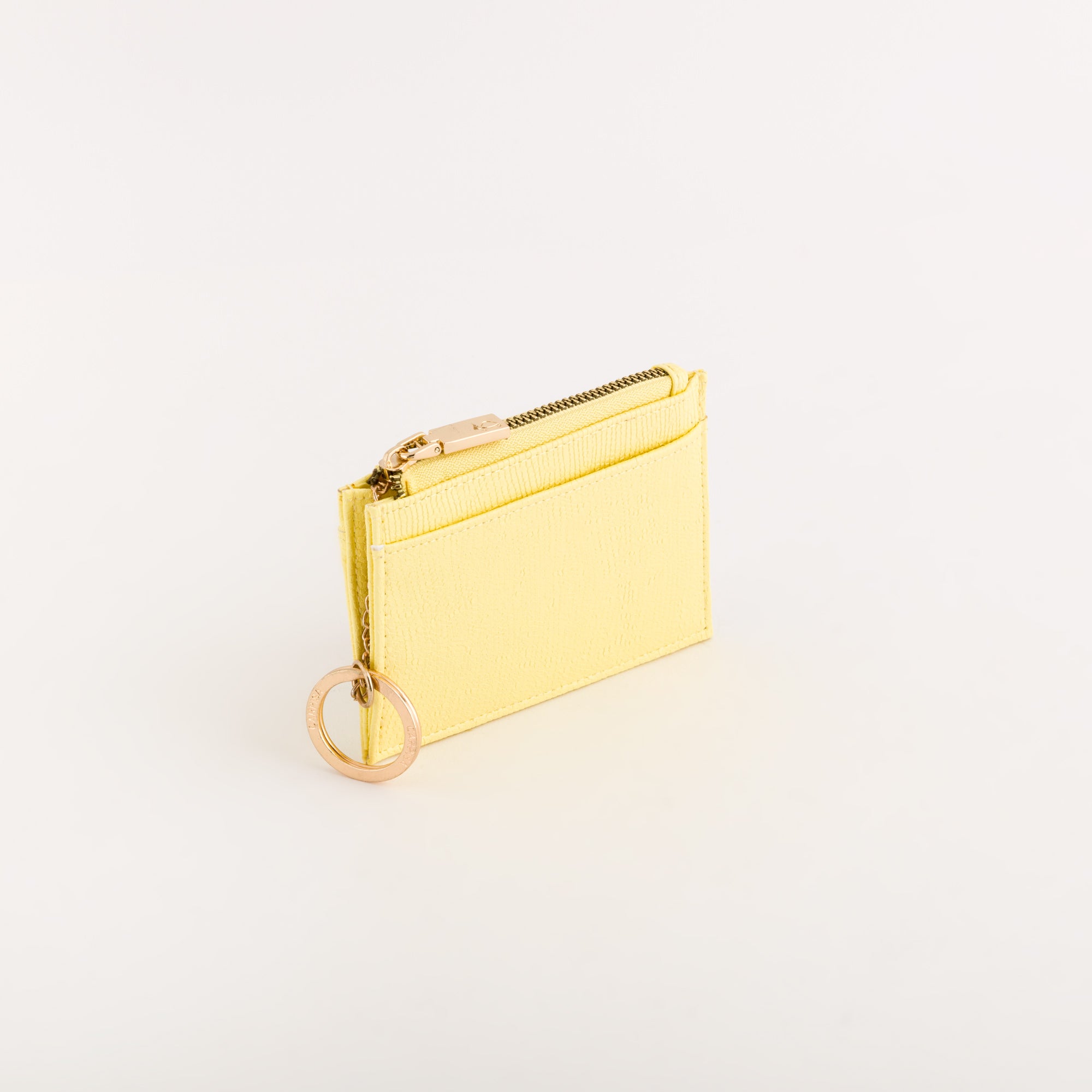 Portamonete Con Portachiavi Donna - Althea v2 Giallo Chiaro