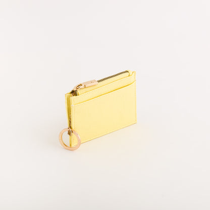 Portamonete Con Portachiavi Donna - Althea v2 Giallo Chiaro