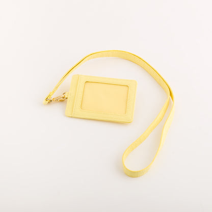 Badge holder - Althea v2 Light Yellow