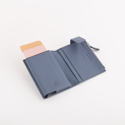 Portacarte Di Credito Uomo - Ilasy new Blu Polvere