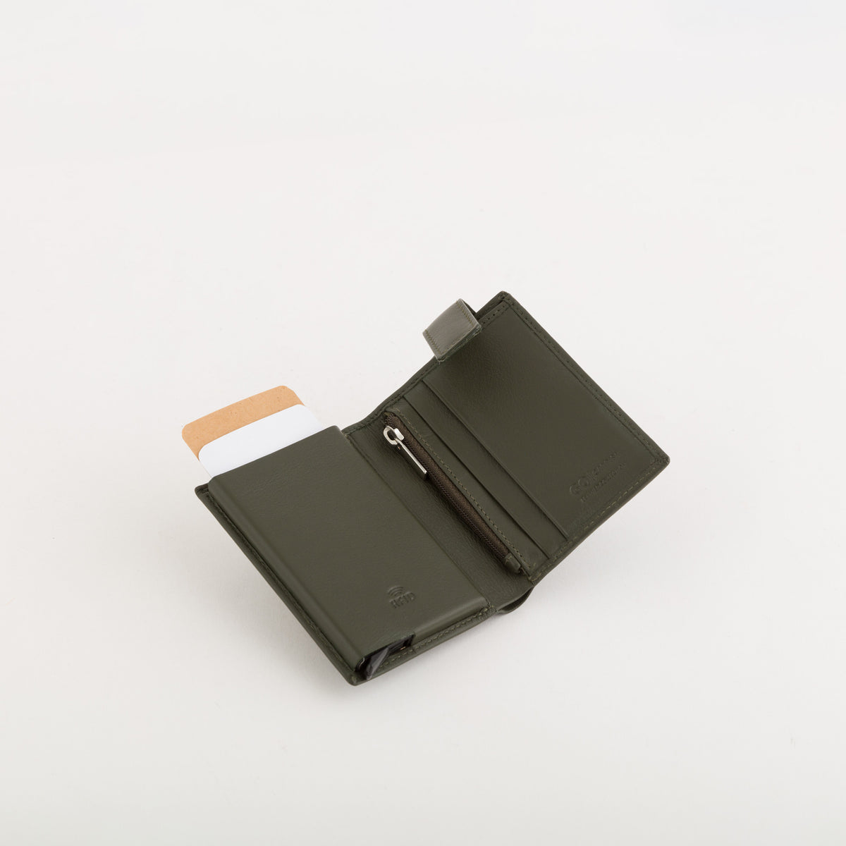 Portacarte Di Credito Uomo - Ilasy new Verde Militare