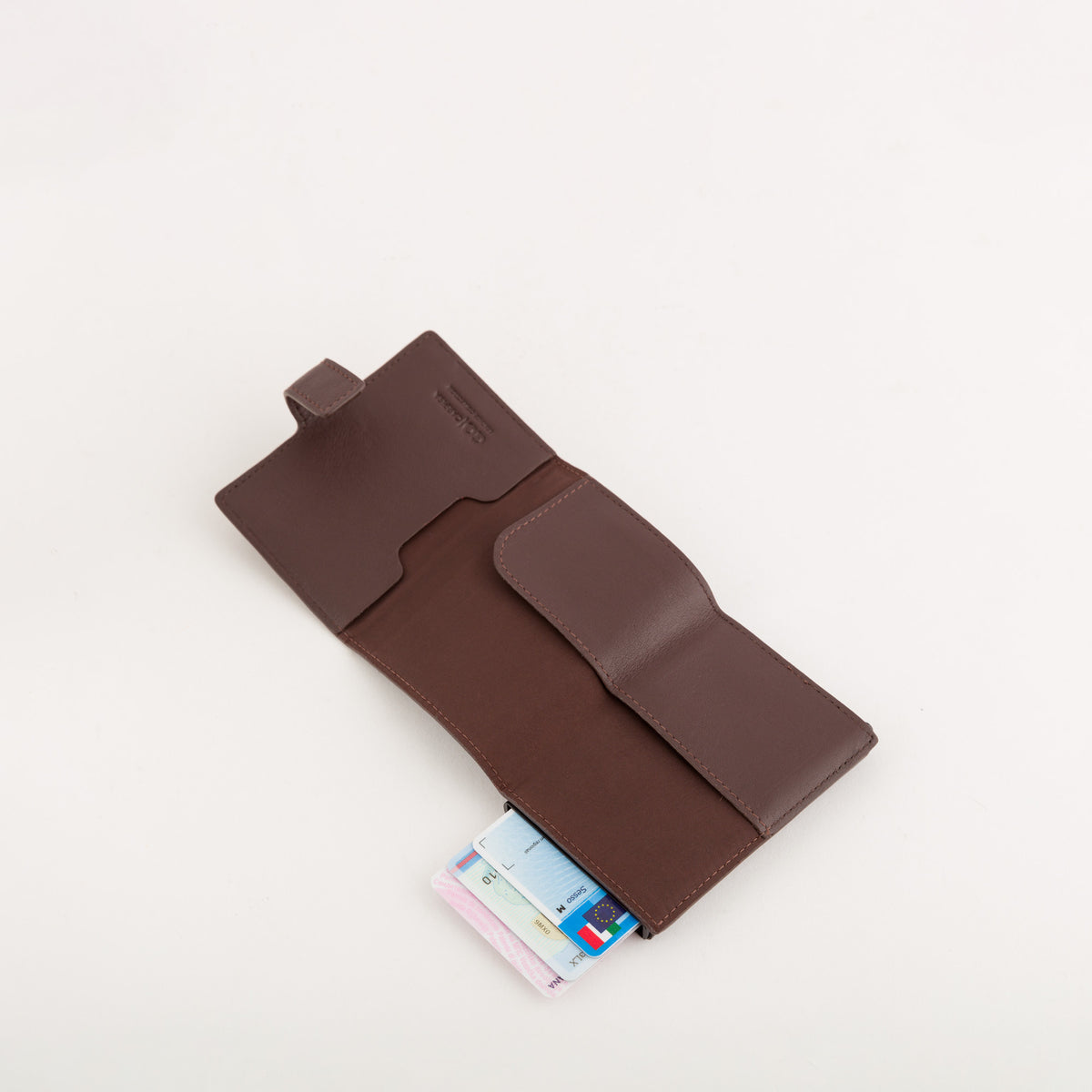 Portacarte Di Credito Uomo - Ilasy new Cioccolato