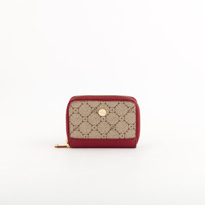 P/Carte Di Credito Donna - Fiorenza wallet Tortora/Vino
