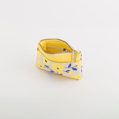 Portamonete Con Portachiavi Donna - Acqua wallet v2 Giallo Limone Multi