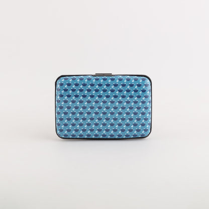 Kreditkartenetui für Damen – Tulipano Card Holder Marineblau Mehrfarbig
