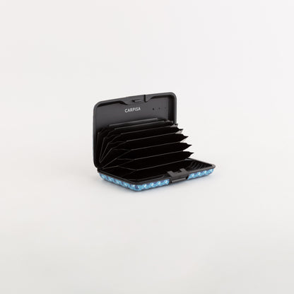 Kreditkartenetui für Damen – Tulipano Card Holder Marineblau Mehrfarbig