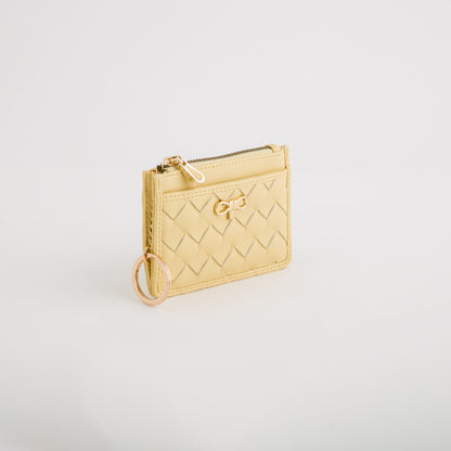 Damenhandtasche mit Schlüsselbund - Jasmine Wallet v5 Zitronengelb