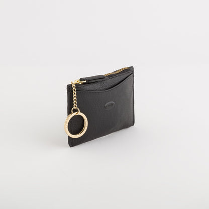 Portamonete Con Portachiavi Donna - Delta spring Nero