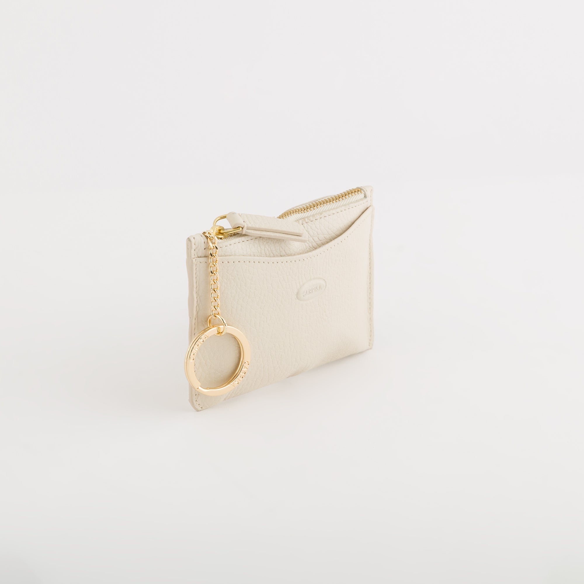 Portamonete Con Portachiavi Donna - Delta spring Crema