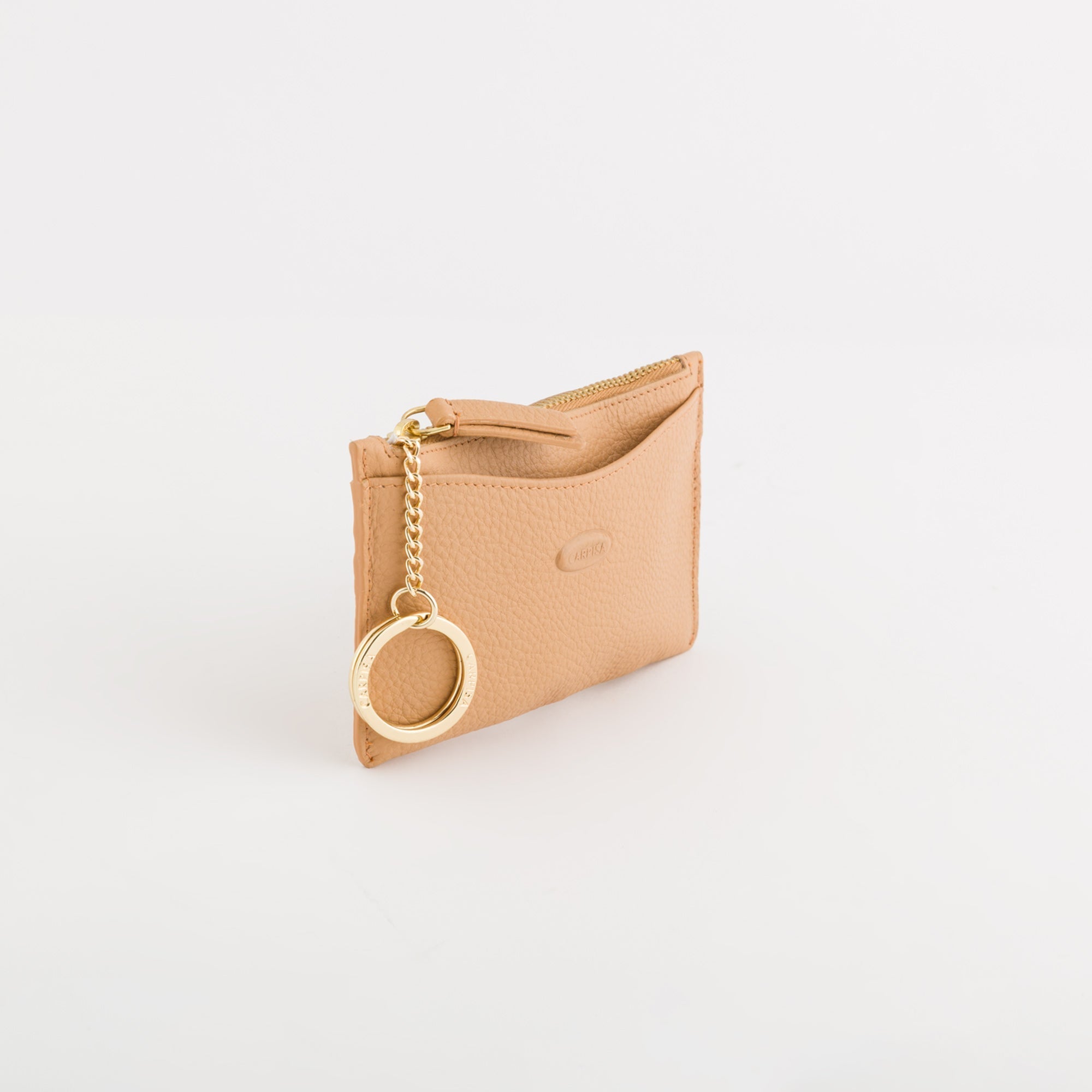 Portamonete Con Portachiavi Donna - Delta spring Cammello