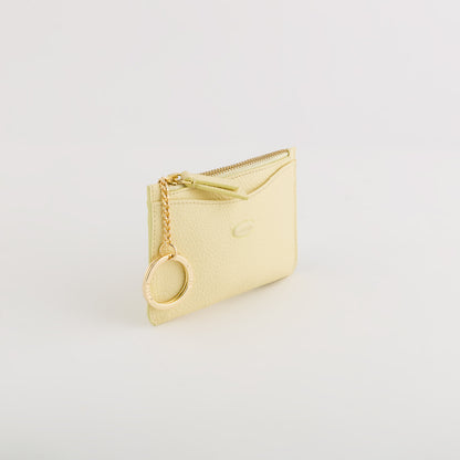 Damen-Geldbörse mit Schlüsselanhänger – Delta Spring Giallo Limone