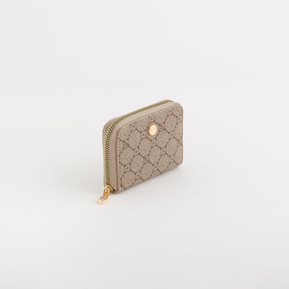 Women's Credit Card Holder - Diana Wallet Taupe/Light Taupe