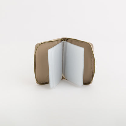Women's Credit Card Holder - Diana Wallet Taupe/Light Taupe