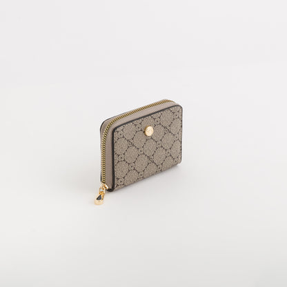 Women's Credit Card Holder - Diana Wallet Taupe/Black
