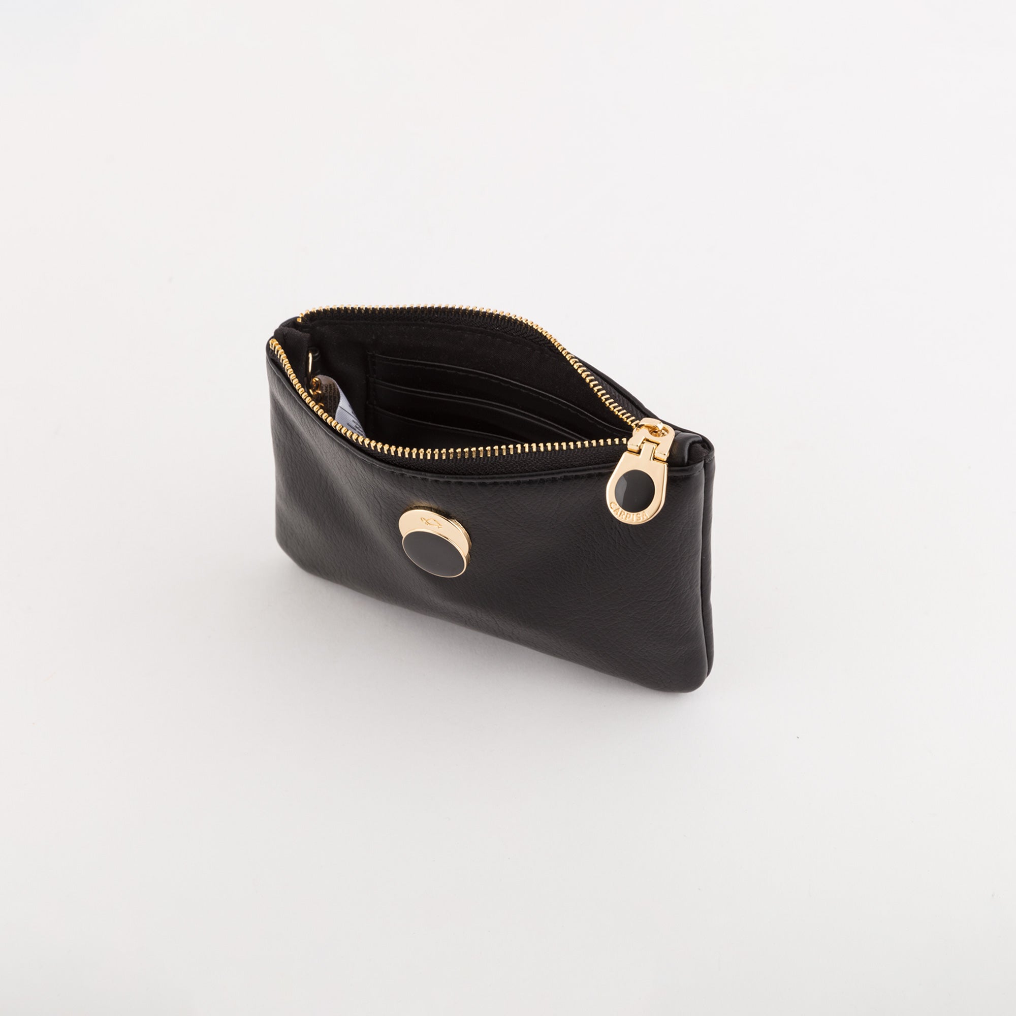 Portamonete Con Portachiavi Donna - Sitka wallet Nero