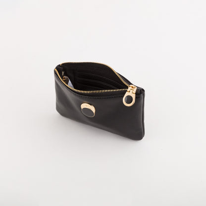 Portamonete Con Portachiavi Donna - Sitka wallet Nero