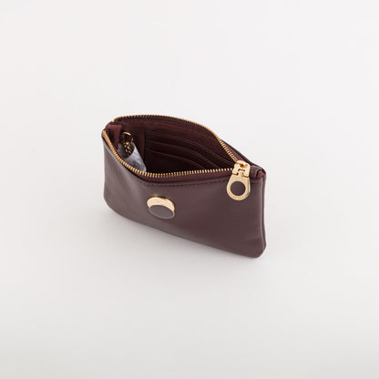 Portamonete Con Portachiavi Donna - Sitka wallet Prugna