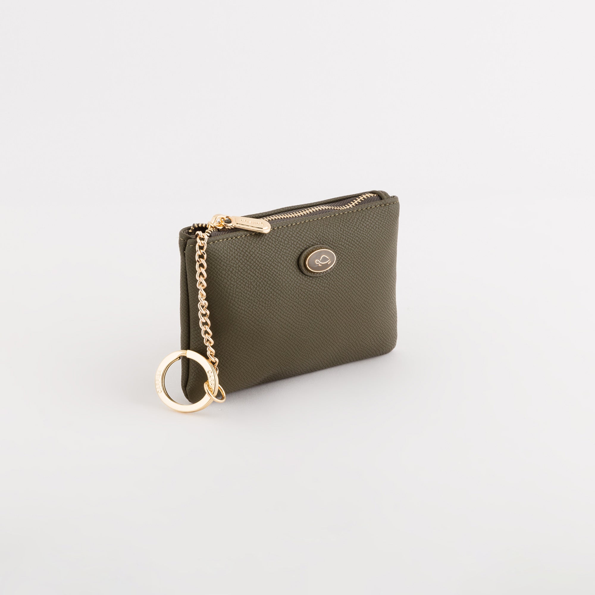 Monedero de mujer con llavero - Accesorios Leonia Bosque