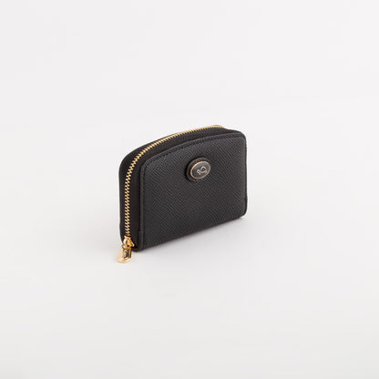 Portamonete Con Portachiavi Donna - Leonia accessories Nero