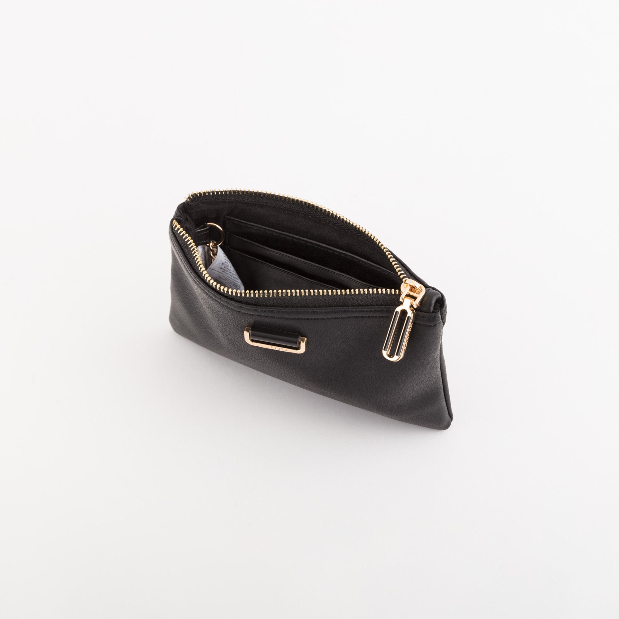 Portamonete Con Portachiavi Donna - Zurigo wallet Nero