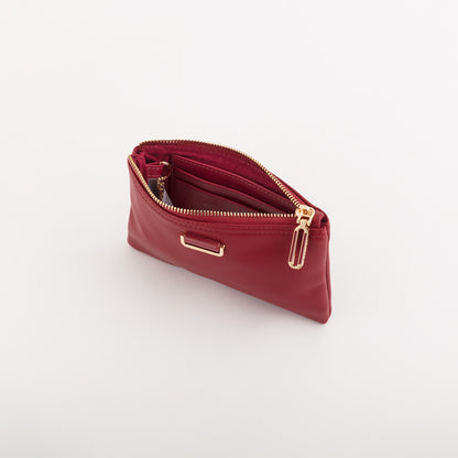 Portamonete Con Portachiavi Donna - Zurigo wallet Rosso